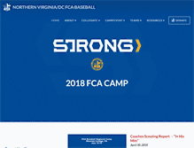 Tablet Screenshot of novafcabaseball.org